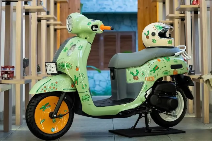 Cuma Modal Sticker Mikroorganisme, Yamaha Fazzio Jadi Makin Kece dan Kalcer